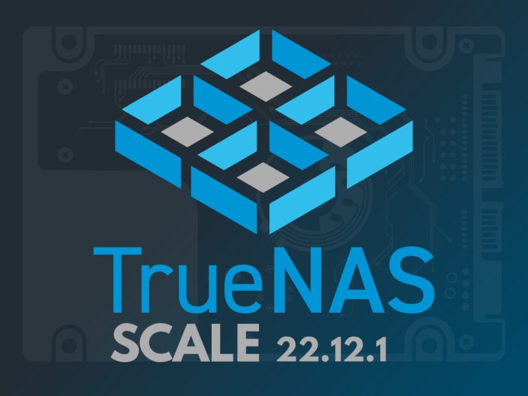 TrueNAS SCALE 22.12.1 Improves Stability and Reliability