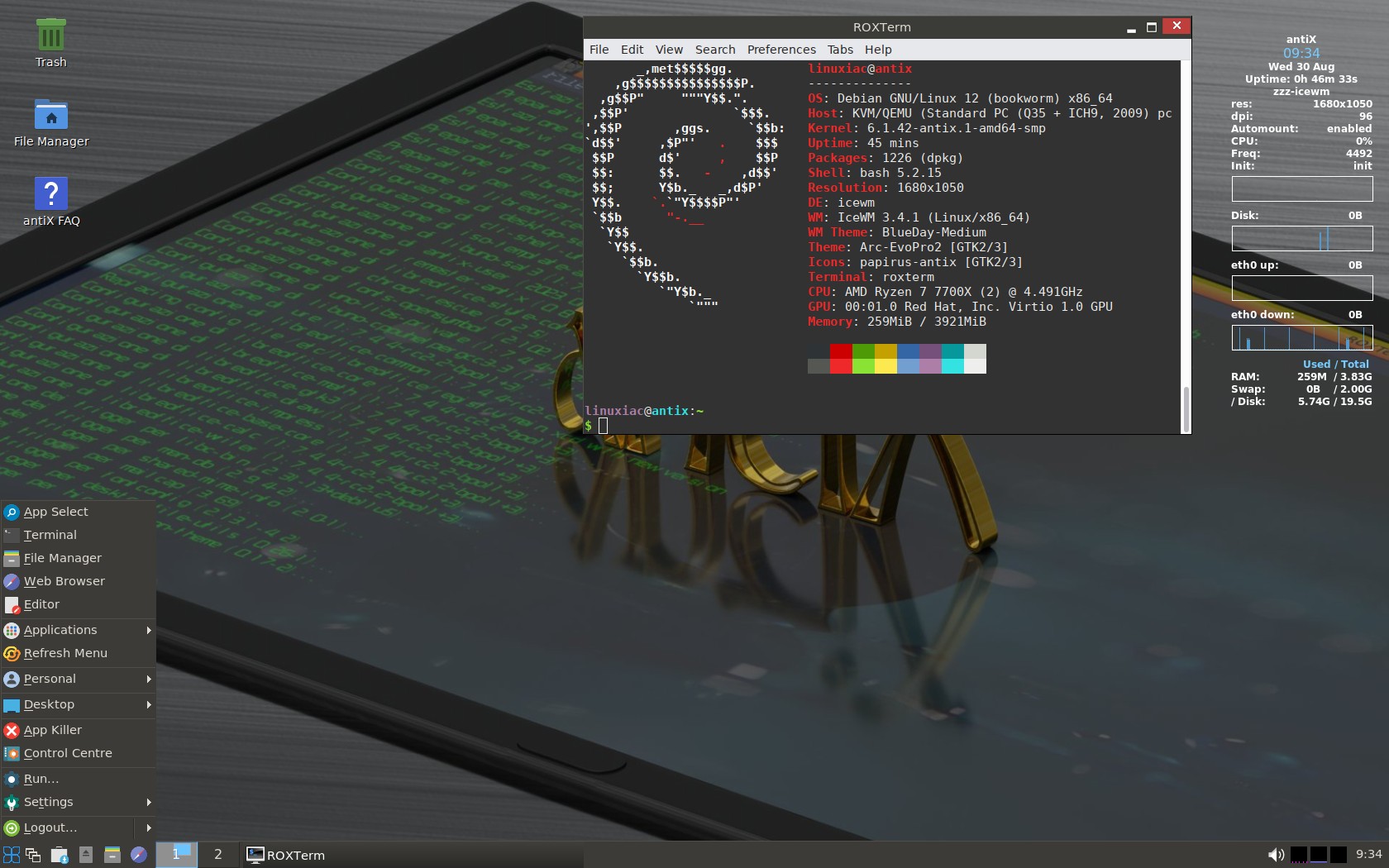 Rilasciata antiX 23 Distro Linux Systemd Free basata su Debian 12