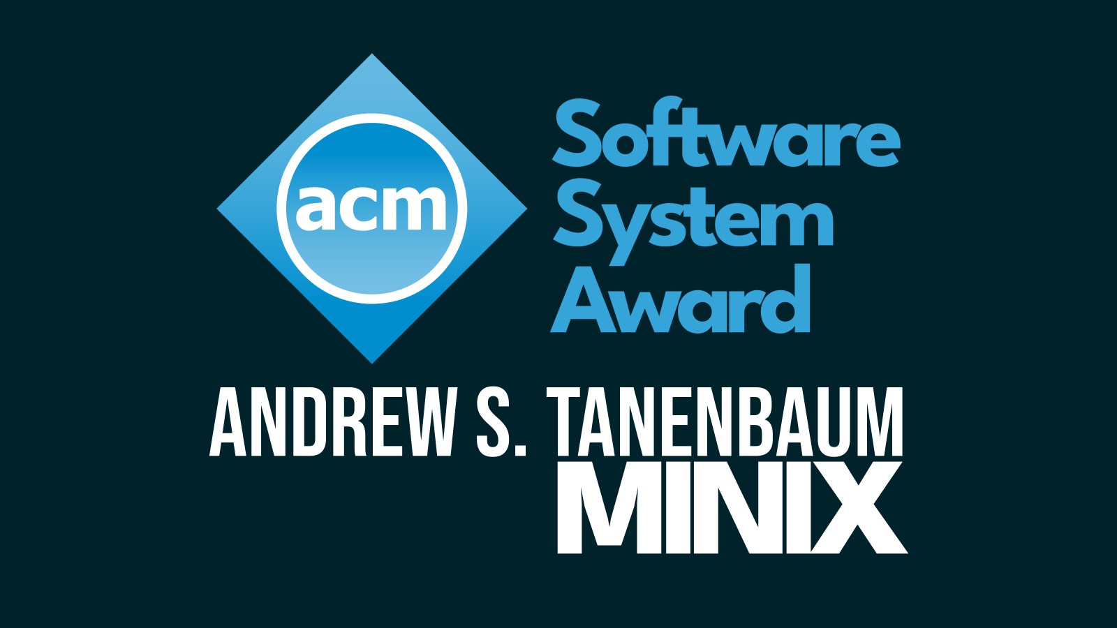Andrew Tanenbaum Honored with ACM Software System Award