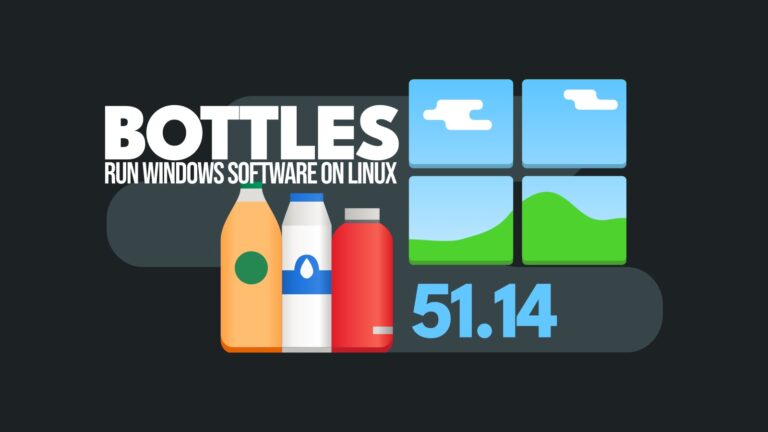 Bottles 51.14 Update Brings Win 11 Support