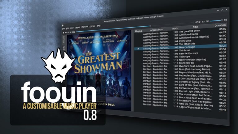 Fooyin 0.8 Music Player Introduces Advanced Search