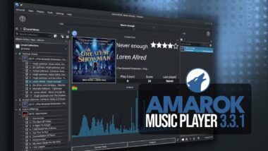 Amarok 3.3.1 Music Player Arrives with Bug Fixes UI Updates