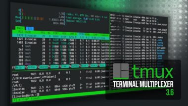 Tmux 3.6 Update Adds Scrollbars, New Theme Mode