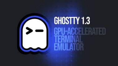 Ghostty 1.3 Terminal Emulator Released with Native Scrollbars