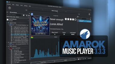 Amarok 3.3.3 Music Player Released with Playback and Layout Fixes