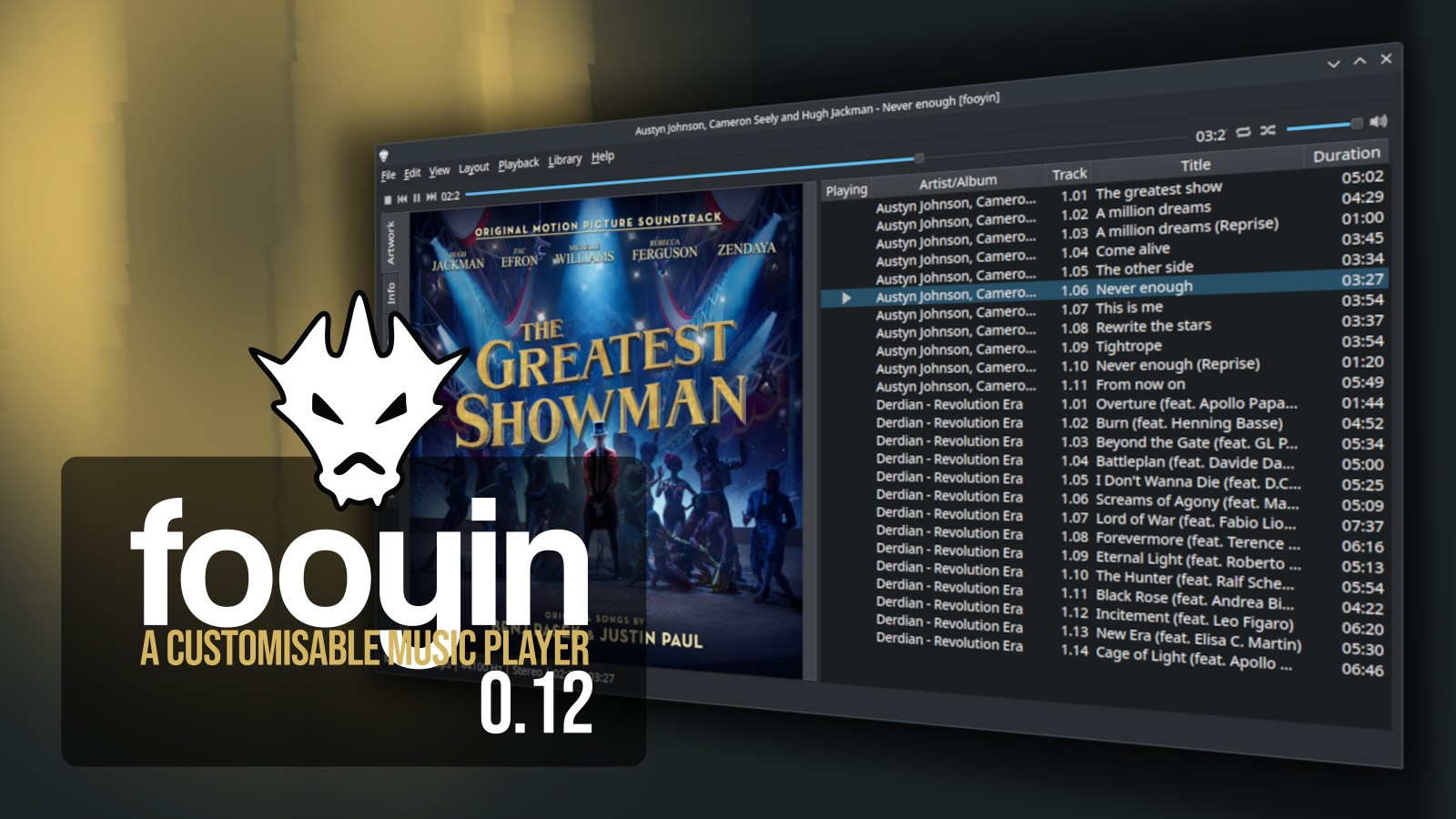 Fooyin 0.12 Music Player Adds Audio Conversion and New Visualizations