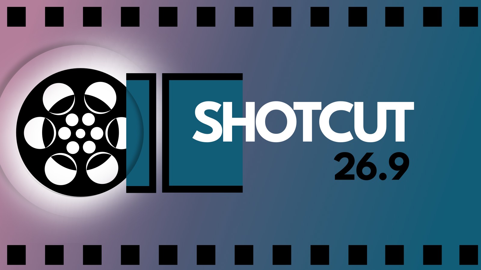 Редактор видео Shotcut 26.9 получил функцию автоматического аудиоприглушения и поддержку FFmpeg 9.0 Интерфейс программы Shotcut 26.9